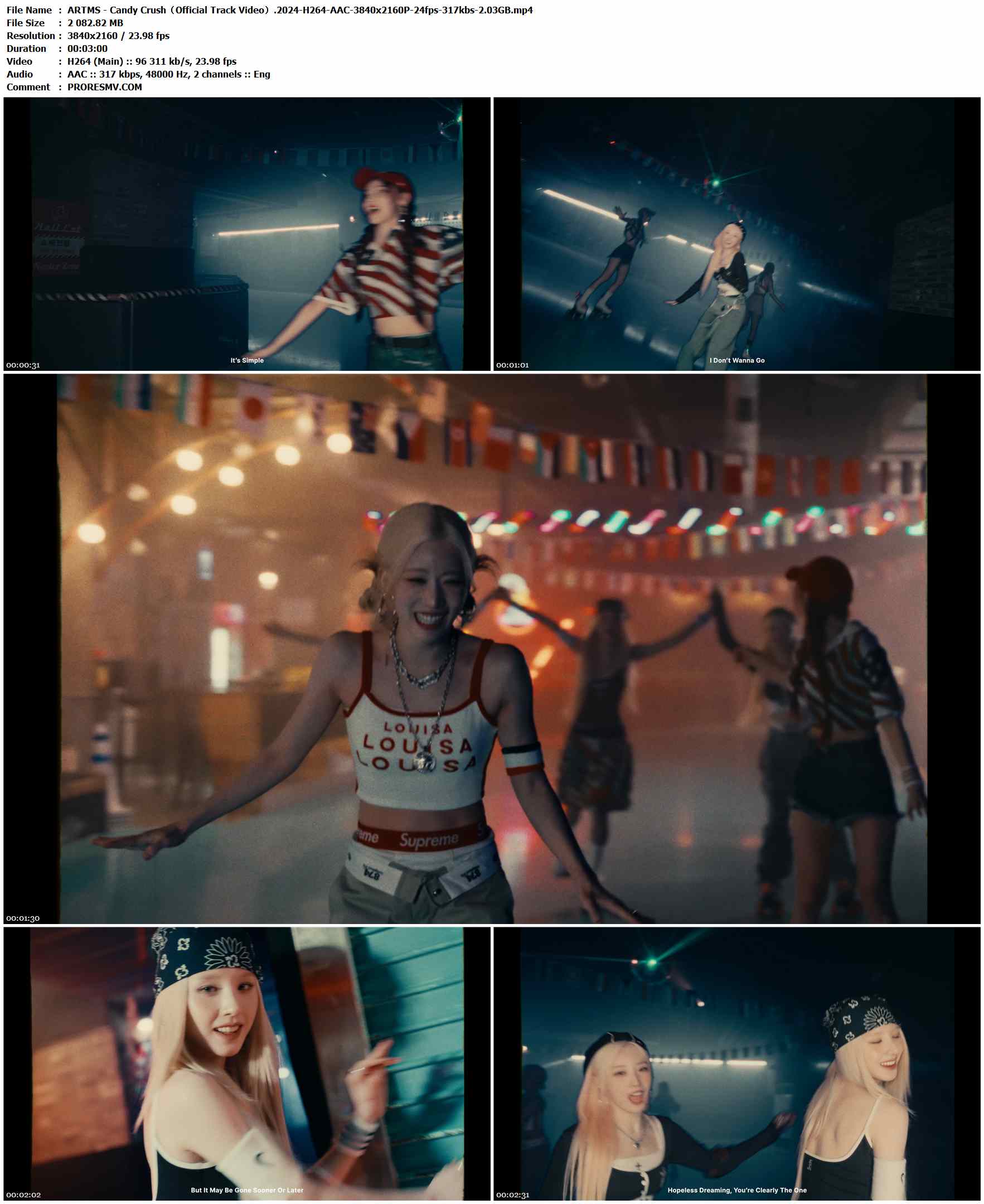 ARTMS - Candy Crush（Official Track Video）.2024-H264-AAC-3840x2160P-24fps-317kbs-2.03GB官方MV_高清MV